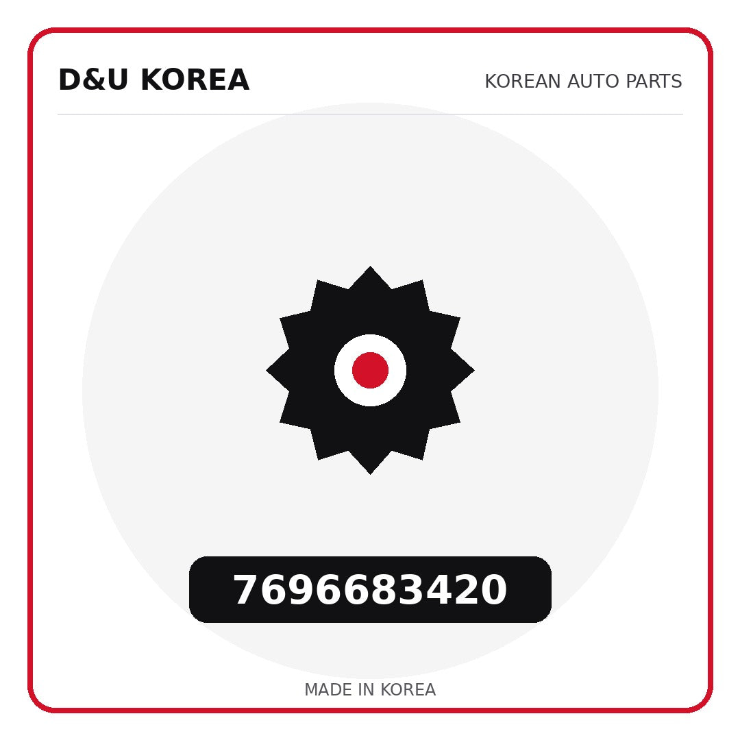 Genuine Mobis 7696683420  for Korean vehicles | D&U Korea