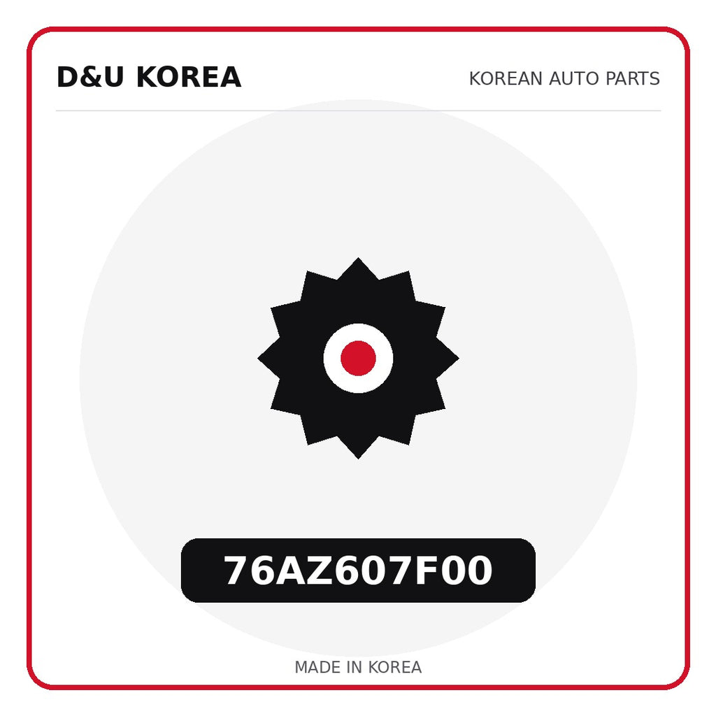 Genuine Mobis 76AZ607F00  for Korean vehicles | D&U Korea