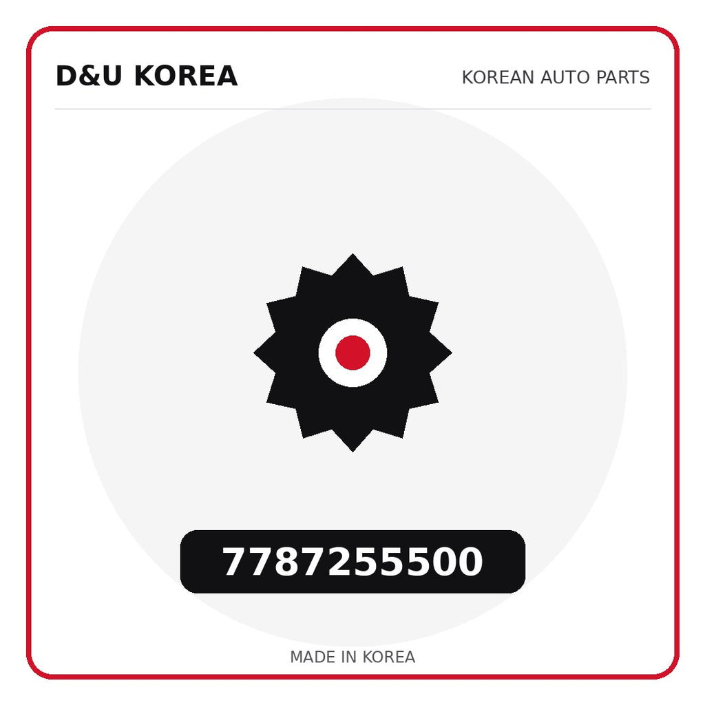 Genuine Mobis 7787255500  for Korean vehicles | D&U Korea