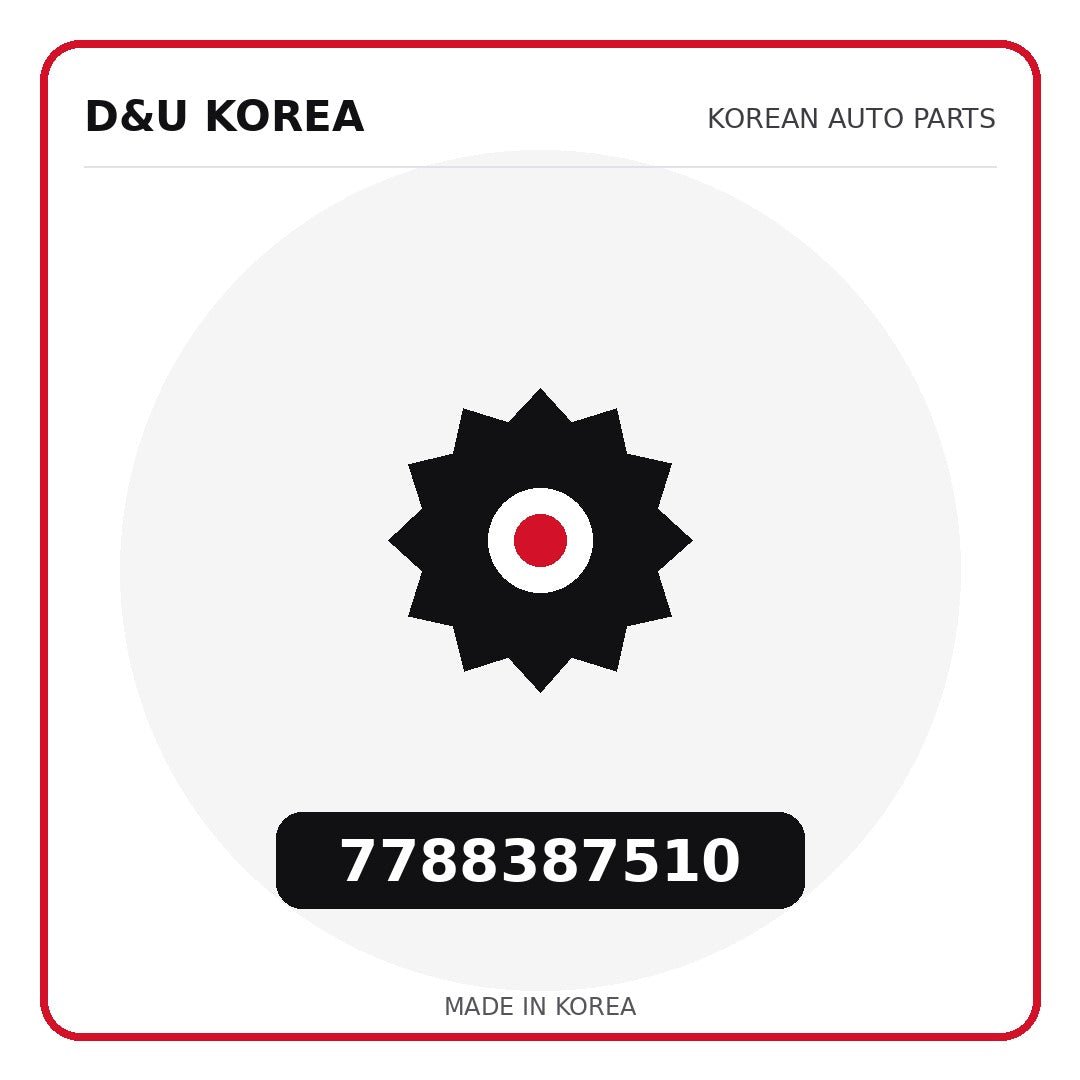 Genuine Mobis 7788387510  for Korean vehicles | D&U Korea
