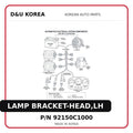 LAMP BRACKET-HEAD,LH