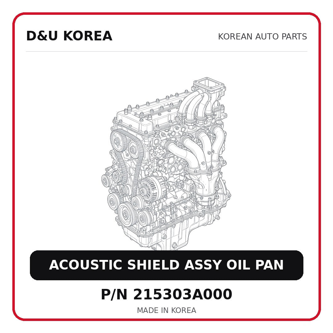 ACOUSTIC SHIELD ASSY-OIL PAN