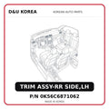 TRIM ASSY-RR SIDE,LH