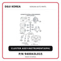 CLUSTER ASSY-INSTRUMENT(KPH)