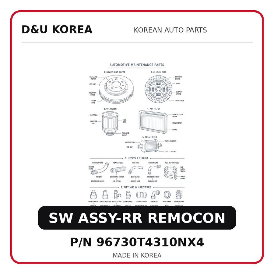 SW ASSY-RR REMOCON