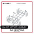 BRACKET ASSY-LWR ROLLER,RH