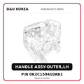 HANDLE ASSY-OUTER,LH