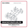 BRACKET-MUFFLER,FR