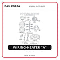 WIRING-HEATER "A"