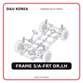 FRAME S/A-FRT DR,LH