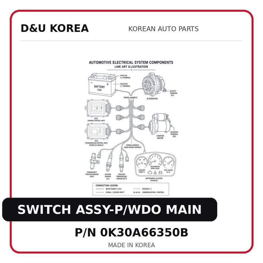 SWITCH ASSY-P/WDO MAIN