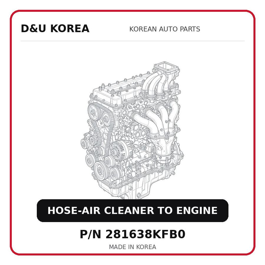 HOSE-AIR CLEANER TO ENGINE