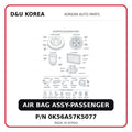 AIR BAG ASSY-PASSENGER