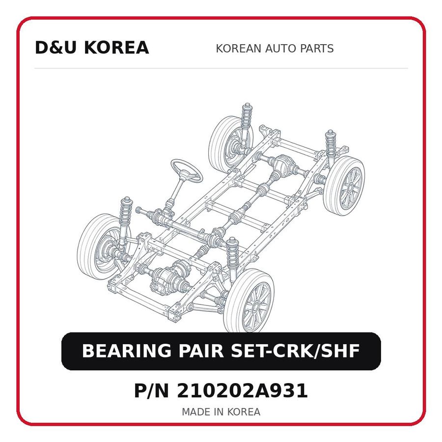 BEARING PAIR SET-CRK/SHF