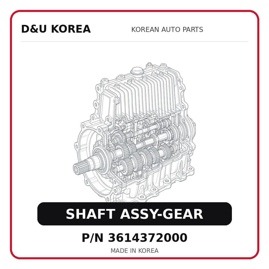 SHAFT ASSY-GEAR