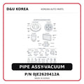 PIPE ASSY-VACUUM