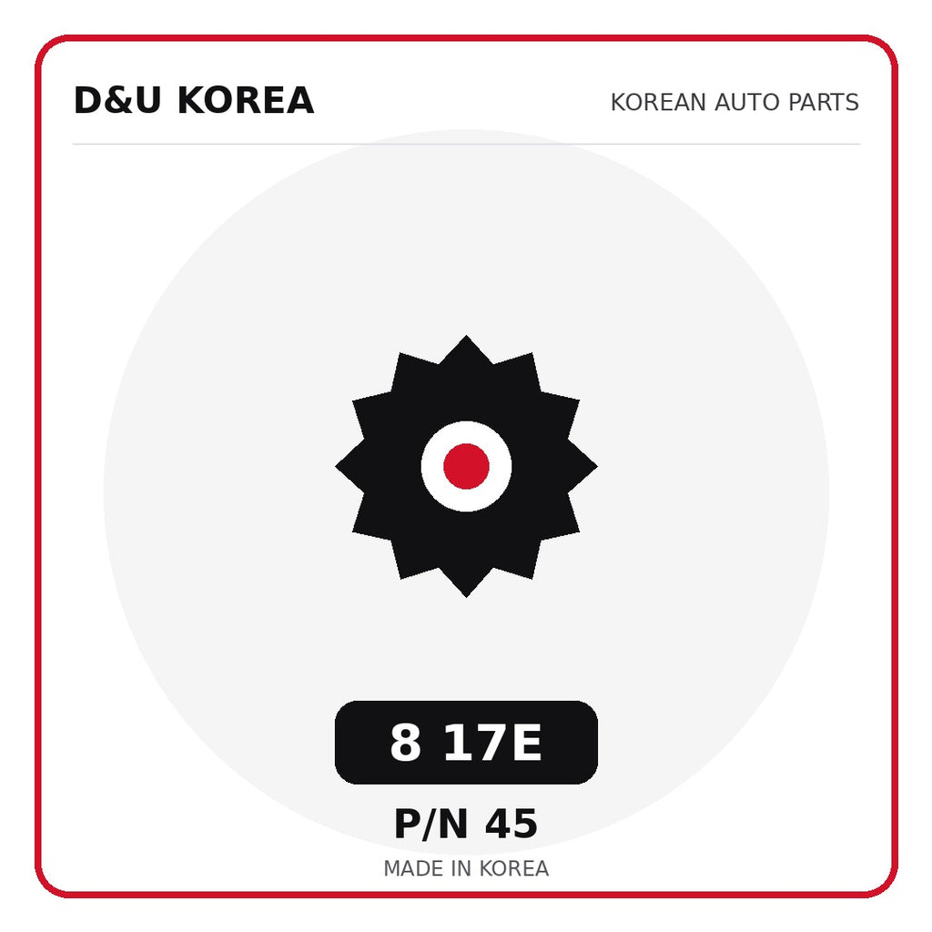 Genuine Mobis 8 17E 45 for Korean vehicles | D&U Korea