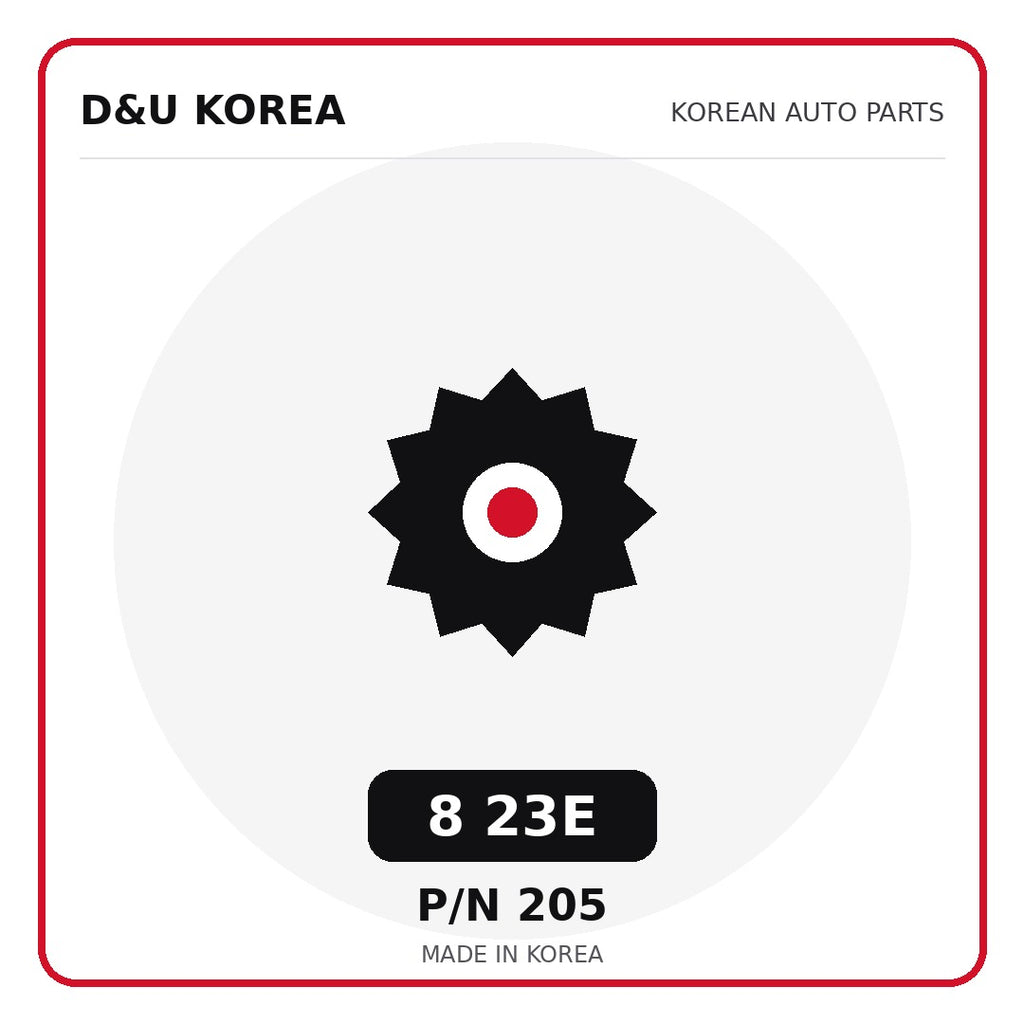 Genuine Mobis 8 23E 205 for Korean vehicles | D&U Korea