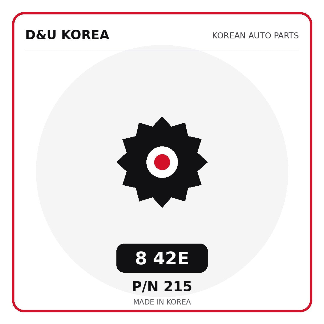 Genuine Mobis 8 42E 215 for Korean vehicles | D&U Korea
