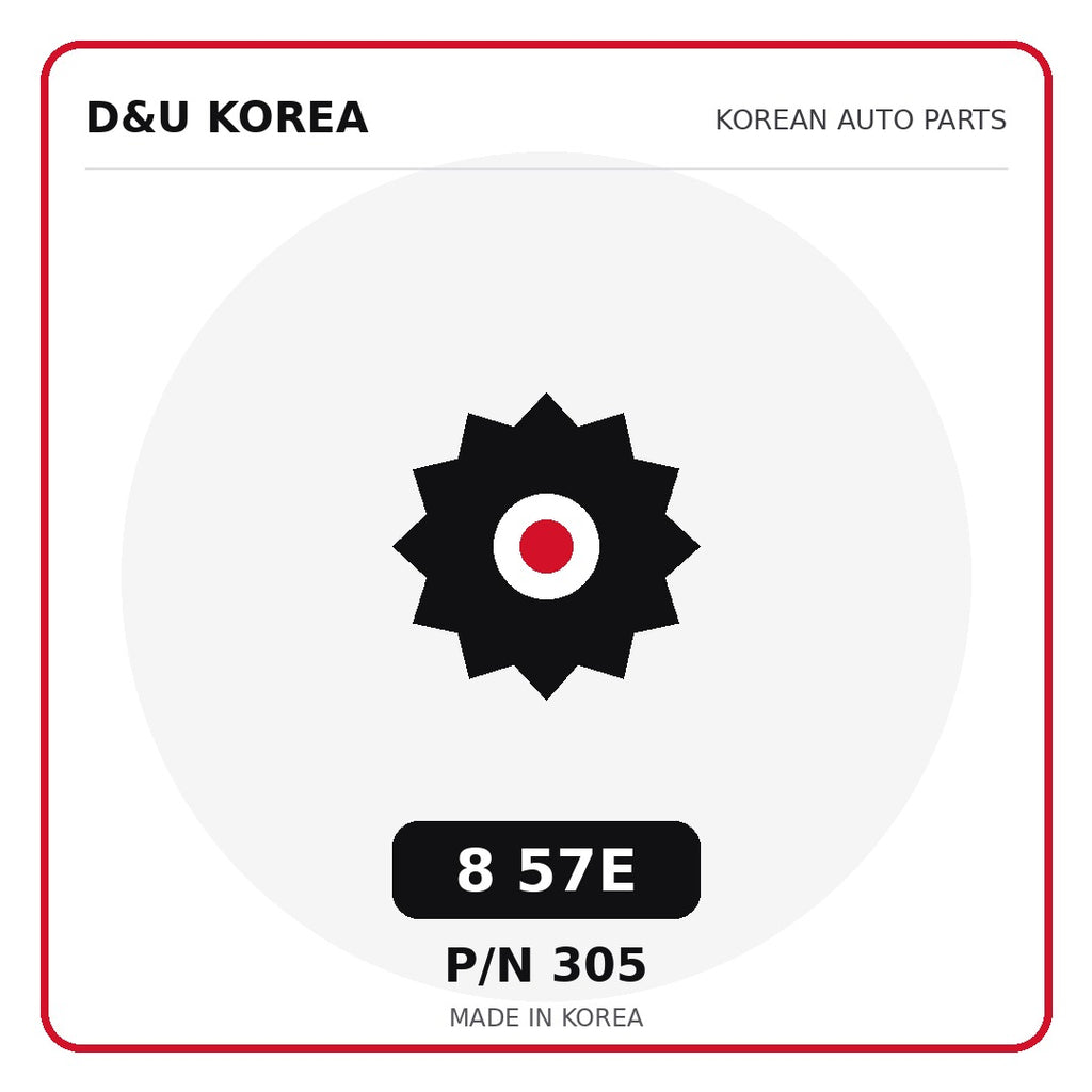 Genuine Mobis 8 57E 305 for Korean vehicles | D&U Korea