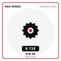 Genuine Mobis 8 71E 46 for Korean vehicles | D&U Korea