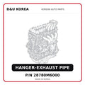 HANGER-EXHAUST PIPE