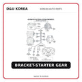 BRACKET-STARTER GEAR