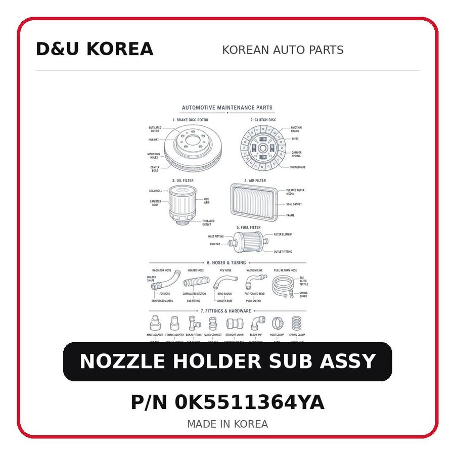 NOZZLE HOLDER SUB ASSY