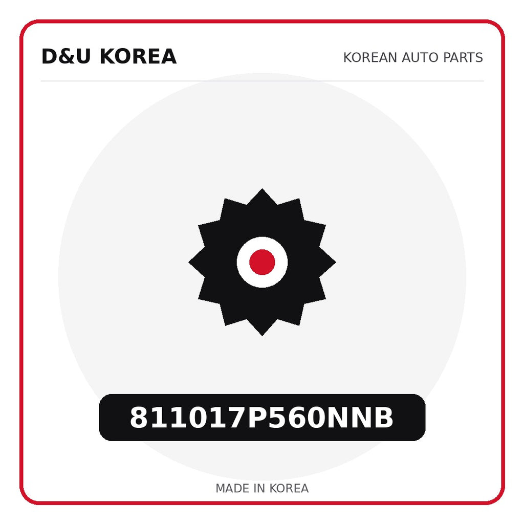 Genuine Mobis 811017P560NNB  for Korean vehicles | D&U Korea