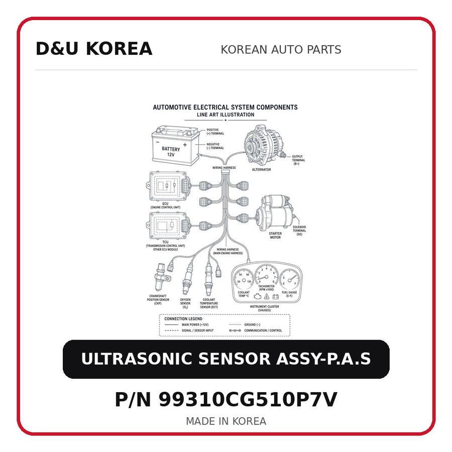 ULTRASONIC SENSOR ASSY-P.A.S