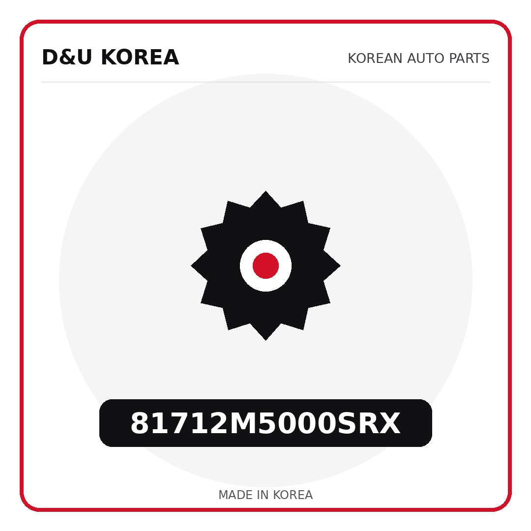 Genuine Mobis 81712M5000SRX  for Korean vehicles | D&U Korea