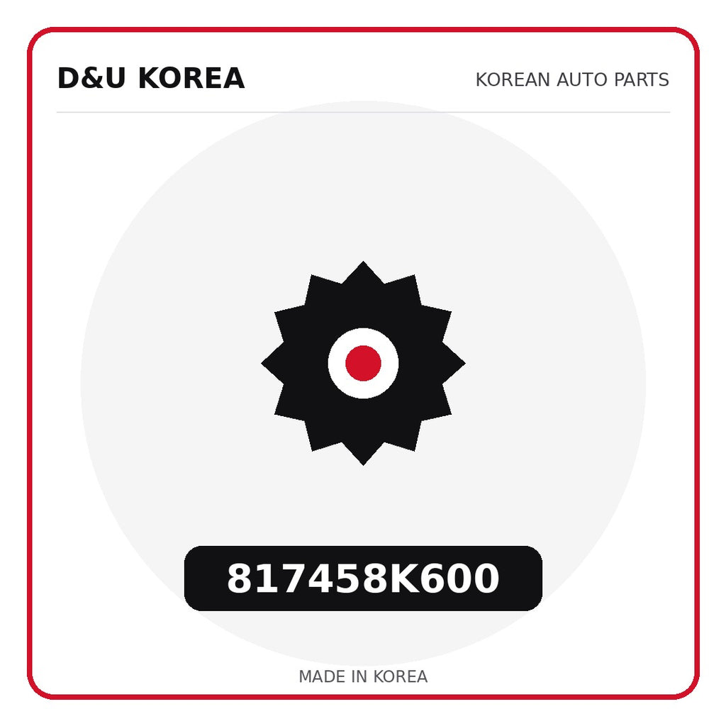 Genuine Mobis 817458K600  for Korean vehicles | D&U Korea