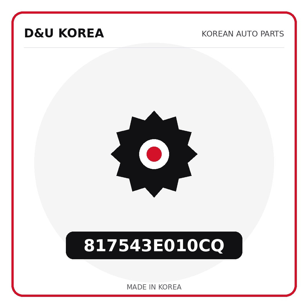 Genuine Mobis 817543E010CQ  for Korean vehicles | D&U Korea