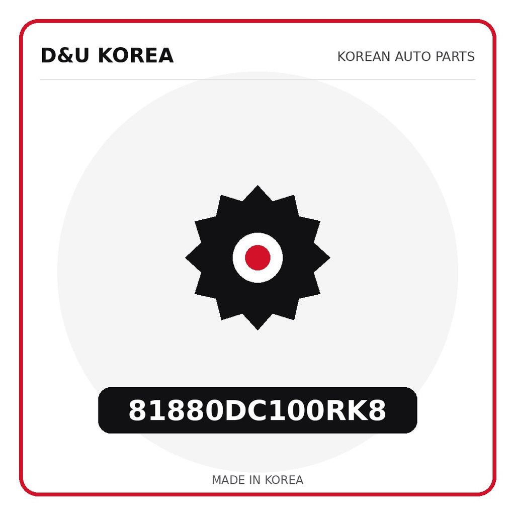 Genuine Mobis 81880DC100RK8  for Korean vehicles | D&U Korea