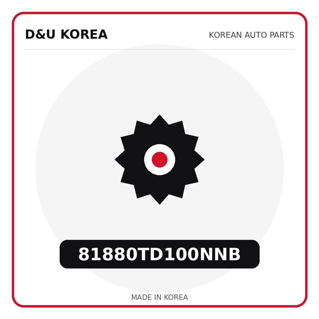 Genuine Mobis 81880TD100NNB  for Korean vehicles | D&U Korea
