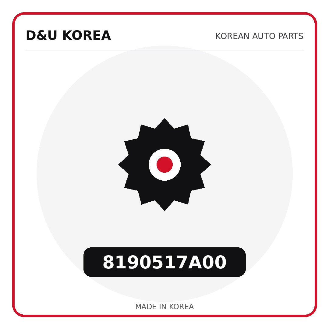 Genuine Mobis 8190517A00  for Korean vehicles | D&U Korea