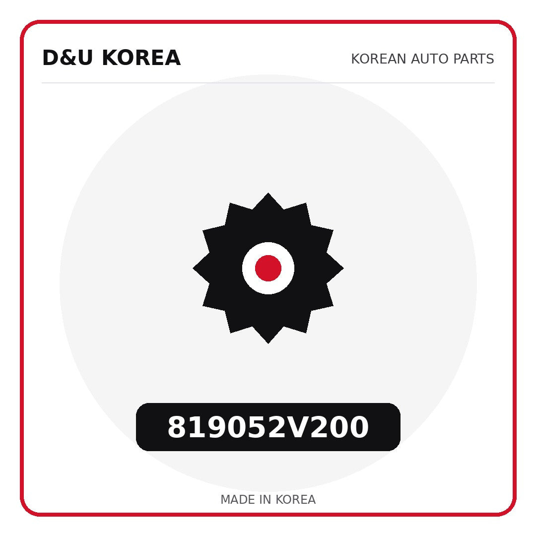 Genuine Mobis 819052V200  for Korean vehicles | D&U Korea