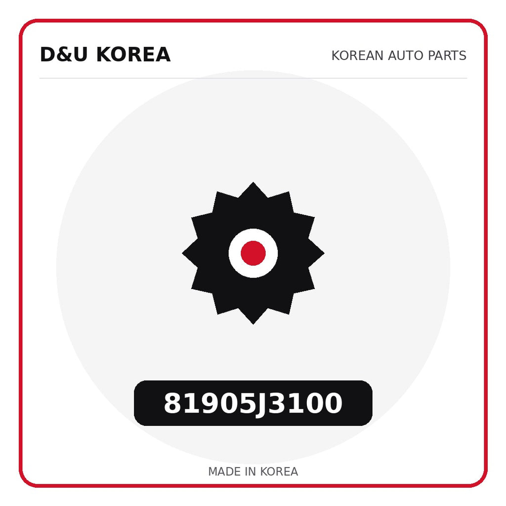 Genuine Mobis 81905J3100  for Korean vehicles | D&U Korea