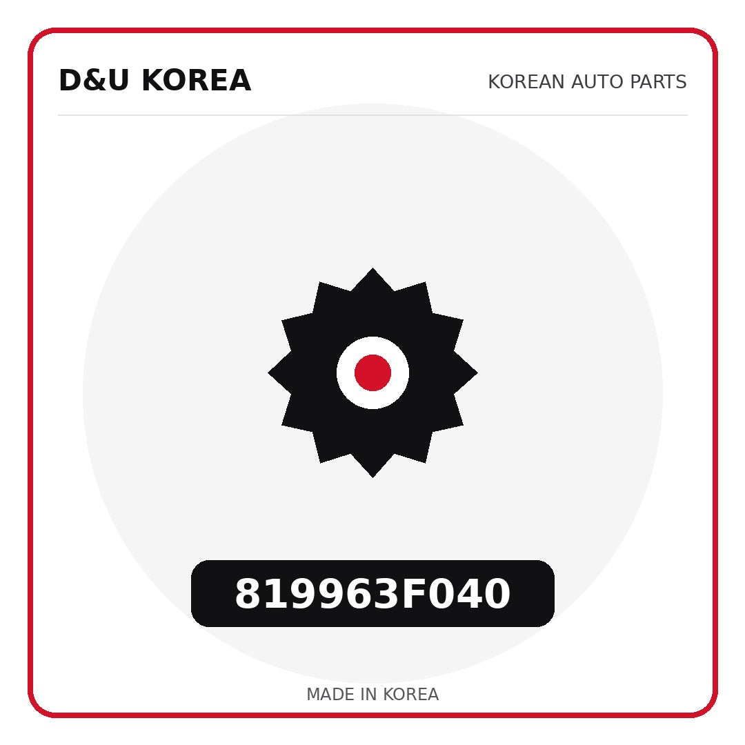 Genuine Mobis 819963F040  for Korean vehicles | D&U Korea