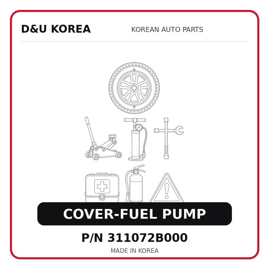 COVER-FUEL PUMP