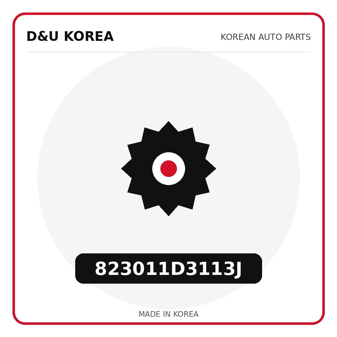 Genuine Mobis 823011D3113J  for Korean vehicles | D&U Korea
