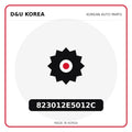 Genuine Mobis 823012E5012C  for Korean vehicles | D&U Korea