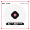 Genuine Mobis 823014D2809A  for Korean vehicles | D&U Korea