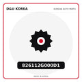 Genuine Mobis 826112G000D1  for Korean vehicles | D&U Korea