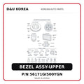 BEZEL ASSY-UPPER