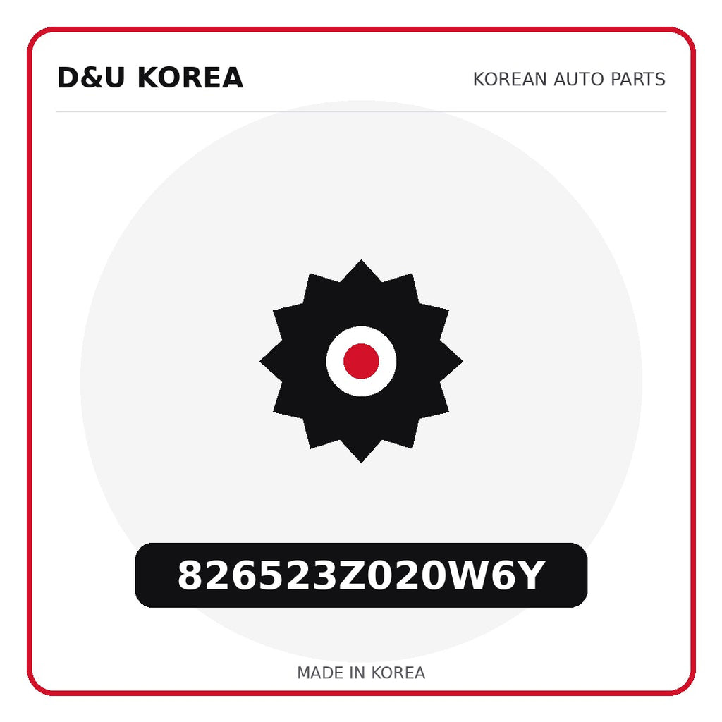 Genuine Mobis 826523Z020W6Y  for Korean vehicles | D&U Korea
