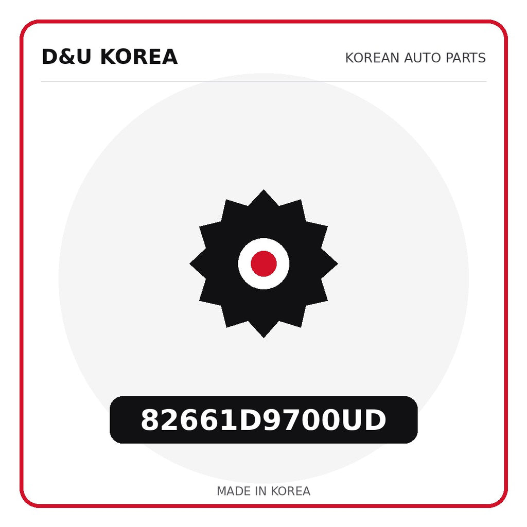 Genuine Mobis 82661D9700UD  for Korean vehicles | D&U Korea