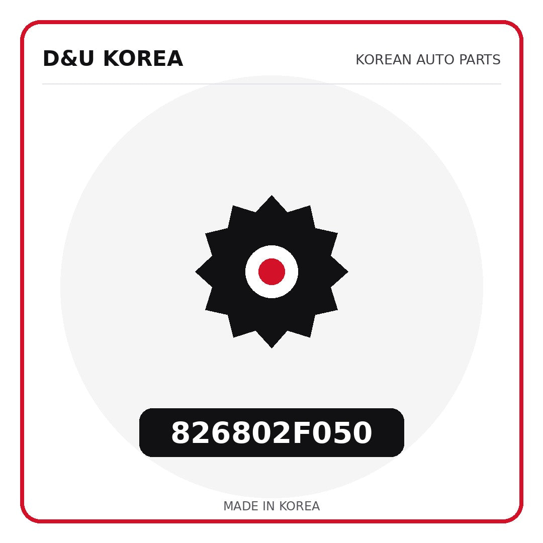 Genuine Mobis 826802F050  for Korean vehicles | D&U Korea