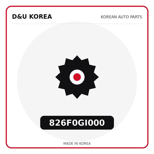 Genuine Mobis 826F0GI000  for Korean vehicles | D&U Korea