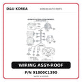 WIRING ASSY-ROOF